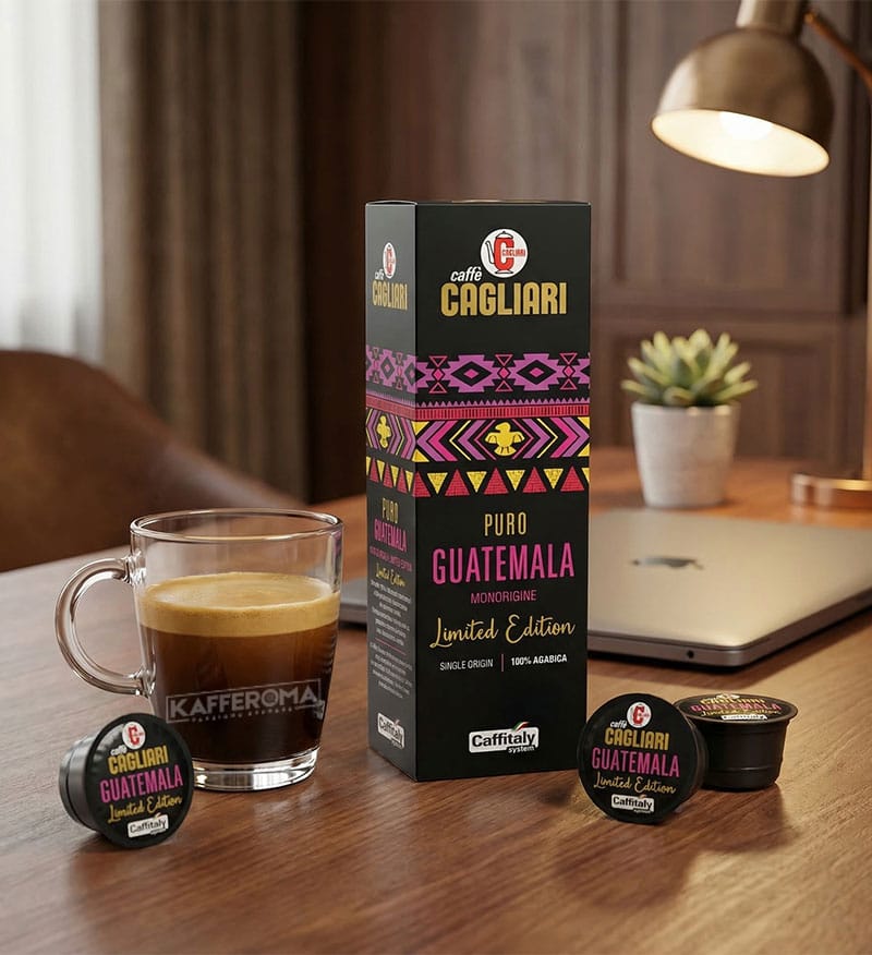 10 Capsule Caffe Cagliari Puro Guatemala - Compatibile Cafissimo / Caffitaly / BeanZ 10 Capsule Caffe Cagliari Puro Guatemala - Compatibile Cafissimo / Caffitaly / BeanZ