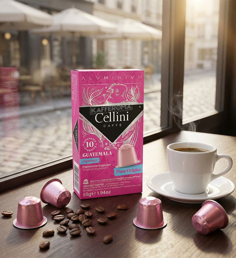 10 Capsule Aluminiu Cellini Espresso Guatemala – Compatibile Nespresso 10 Capsule Aluminiu Cellini Espresso Guatemala – Compatibile Nespresso
