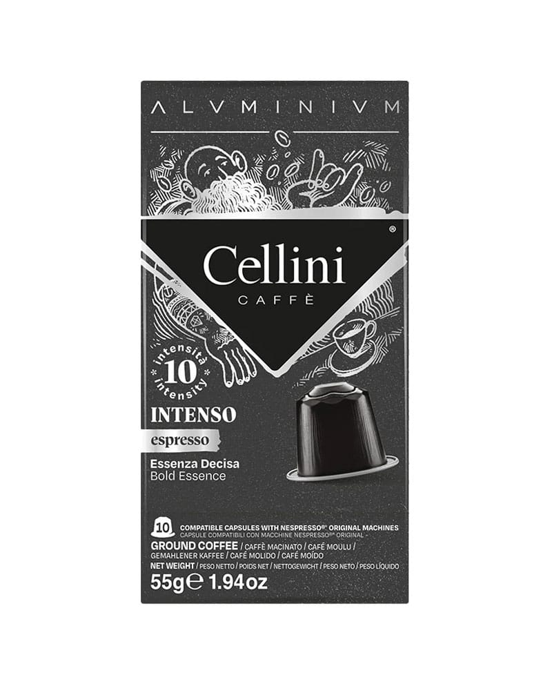 10 Capsule Aluminiu Cellini Espresso Intenso – Compatibile Nespresso 10 Capsule Aluminiu Cellini Espresso Intenso – Compatibile Nespresso