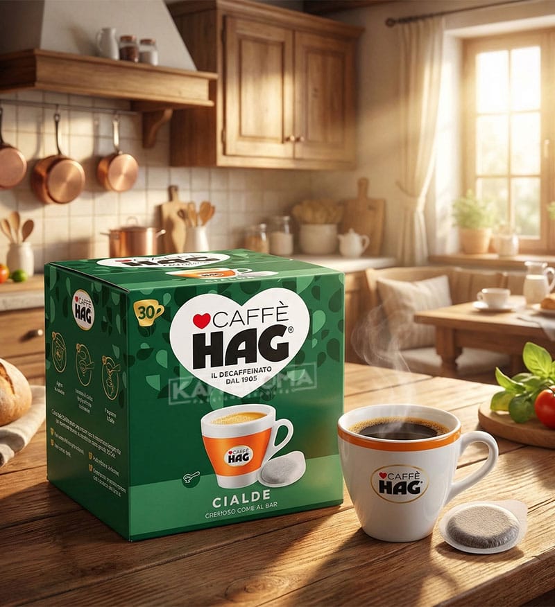 30 Paduri Caffe Hag Decaffeinato - Compatibile ESE44 30 Paduri Caffe Hag Decaffeinato - Compatibile ESE44