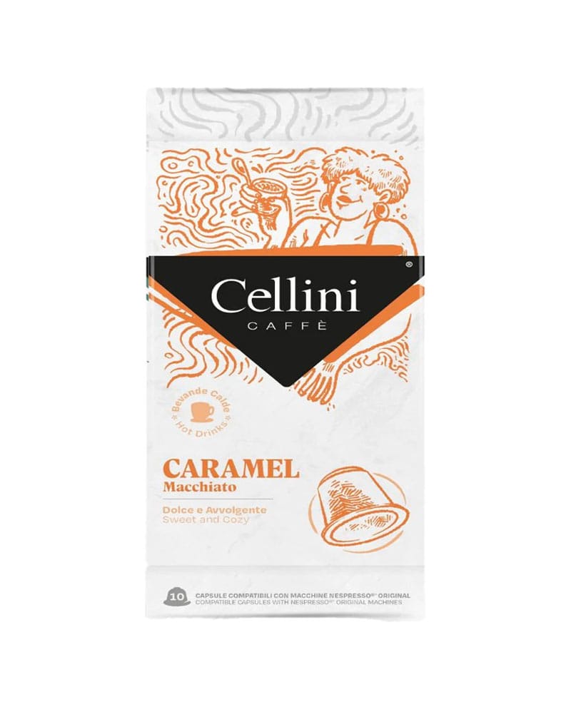 10 Capsule Aluminiu Cellini Caramel Macchiato – Compatibile Nespresso 10 Capsule Aluminiu Cellini Caramel Macchiato – Compatibile Nespresso