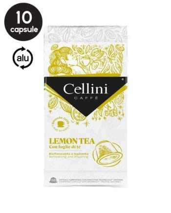 10 Capsule Cellini Ceai Negru si Lamaie – Compatibile Nespresso