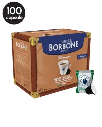 100 Capsule Borbone Respresso Miscela Dek - Compatibile Nespresso 100 Capsule Borbone Respresso Miscela Dek - Compatibile Nespresso