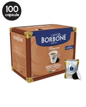 100 Capsule Borbone Respresso Miscela Oro - Compatibile Nespresso 100 Capsule Borbone Respresso Miscela Oro - Compatibile Nespresso