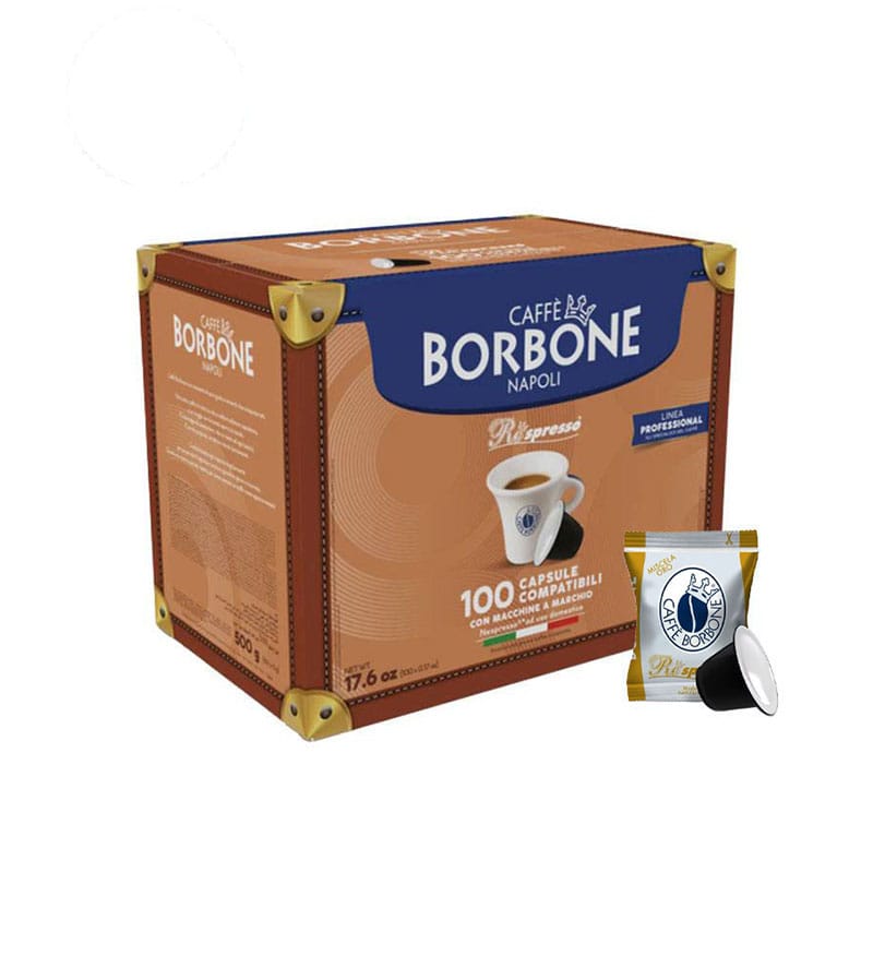 100 Capsule Borbone Respresso Miscela Oro - Compatibile Nespresso 100 Capsule Borbone Respresso Miscela Oro - Compatibile Nespresso