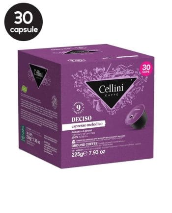 30 Capsule Cellini Deciso Espresso Melodico – Compatibile Nespresso