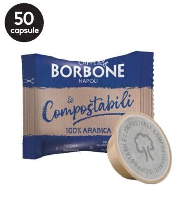 50 Capsule Borbone Espresso Miscela Arabica – Compatibile A Modo Mio