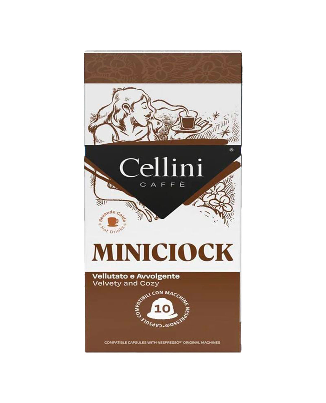 10 Capsule Cellini Miniciok – Compatibile Nespresso 10 Capsule Cellini Miniciok – Compatibile Nespresso – Kafferoma