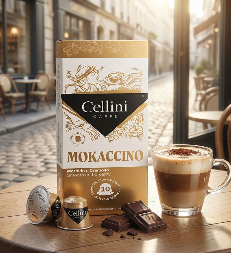10 Capsule Cellini Mokaccino – Compatibile Nespresso 10 Capsule Cellini Mokaccino – Compatibile Nespresso