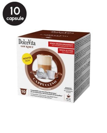 10 Capsule DolceVita Cappuccino - Compatibile Nespresso