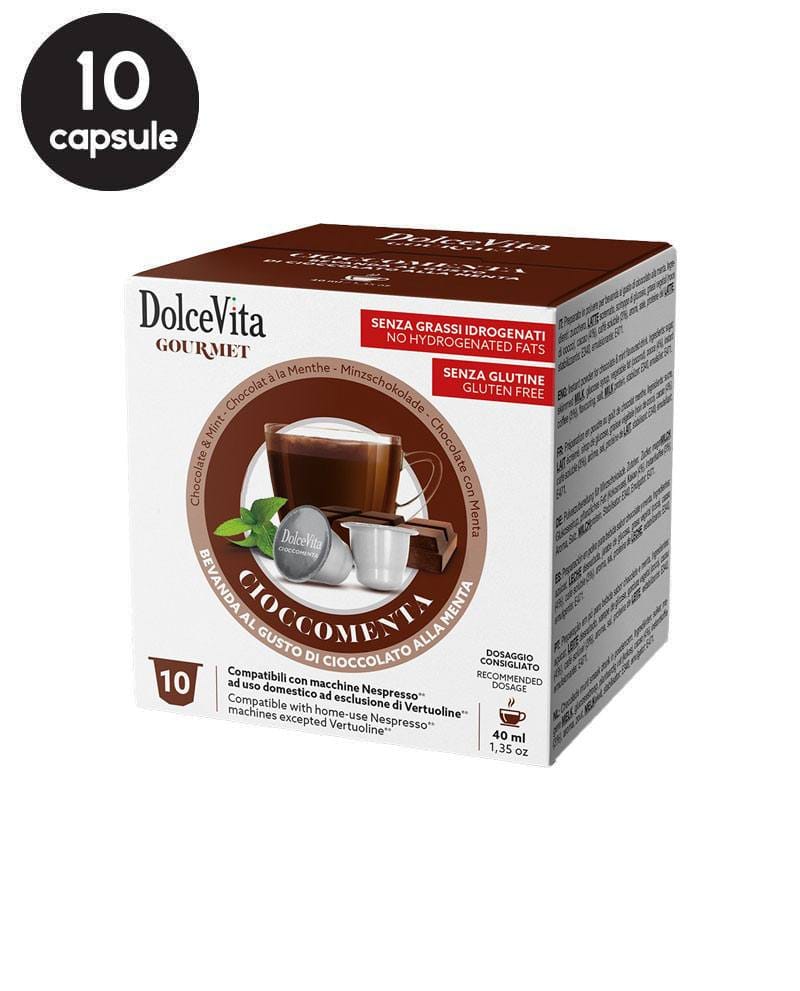10 Capsule DolceVita Cioccomenta - Compatibile Nespresso 10 Capsule DolceVita Cioccomenta - Compatibile Nespresso