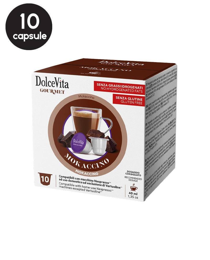 10 Capsule DolceVita Mokaccino - Compatibile Nespresso 10 Capsule DolceVita Mokaccino - Compatibile Nespresso