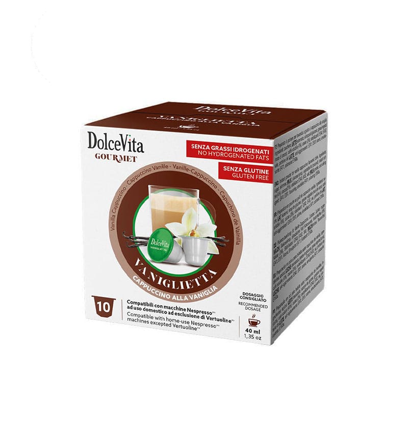 10 Capsule DolceVita Vaniglietta - Compatibile Nespresso 10 Capsule DolceVita Vaniglietta - Compatibile Nespresso