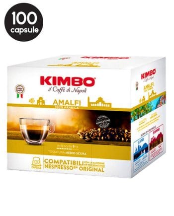 100 Capsule Kimbo Amalfi - Compatibile Nespresso