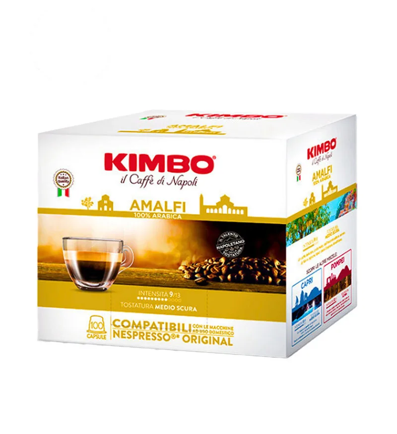 100 Capsule Kimbo Amalfi - Compatibile Nespresso