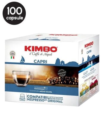 100 Capsule Kimbo Capri - Compatibile Nespresso