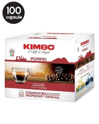 100 Capsule Kimbo Pompei - Compatibile Nespresso