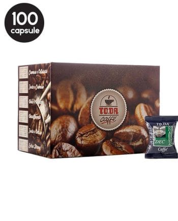 100 Capsule To.Da Caffe Dek - Compatibile Espresso Point 100 Capsule To.Da Caffe Dek - Compatibile Espresso Point