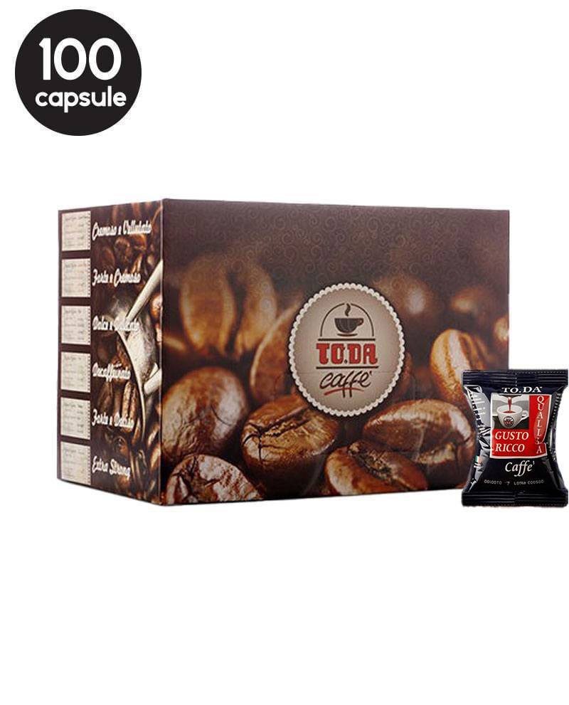 100 Capsule To.Da Caffe Ricco - Compatibile Espresso Point 100 Capsule To.Da Caffe Ricco - Compatibile Espresso Point
