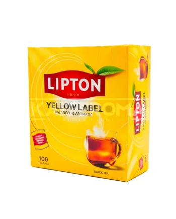 100 Plicuri Ceai Negru Lipton Yellow Label - 200g 100 Plicuri Ceai Negru Lipton Yellow Label - 200g