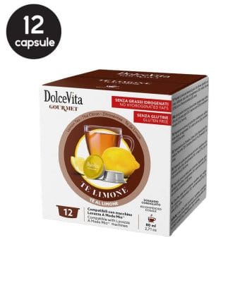 12 Capsule DolceVita Ceai Lamaie - Compatibile A Modo Mio 12 Capsule DolceVita Ceai Lamaie - Compatibile A Modo Mio