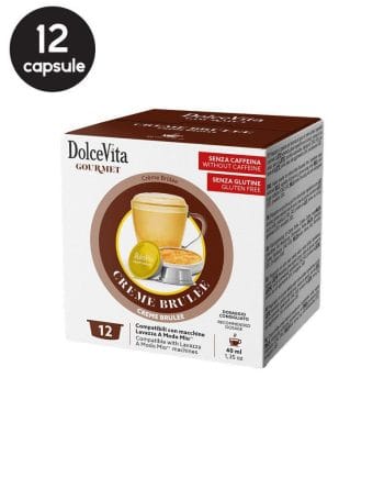 12 Capsule DolceVita Creme Brulee - Compatibile A Modo Mio 12 Capsule DolceVita Creme Brulee - Compatibile A Modo Mio