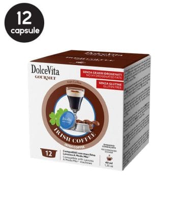 12 Capsule DolceVita Irish Coffee - Compatibile A Modo Mio 12 Capsule DolceVita Irish Coffee - Compatibile A Modo Mio