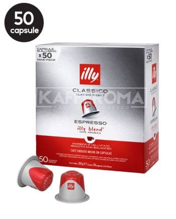 50 Capsule Illy Espresso Classico - Compatibile Nespresso 50 Capsule Illy Espresso Classico - Compatibile Nespresso