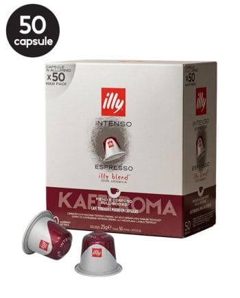 50 Capsule Illy Espresso Intenso - Compatibile Nespresso 50 Capsule Illy Espresso Intenso - Compatibile Nespresso