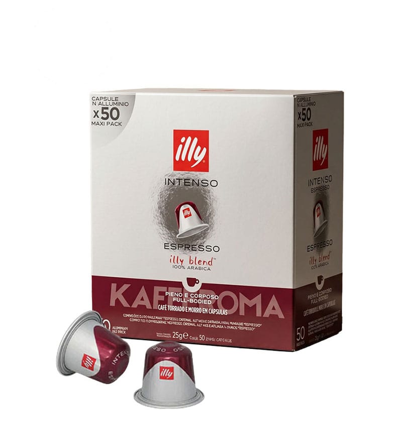 50 Capsule Illy Espresso Intenso - Compatibile Nespresso 50 Capsule Illy Espresso Intenso - Compatibile Nespresso