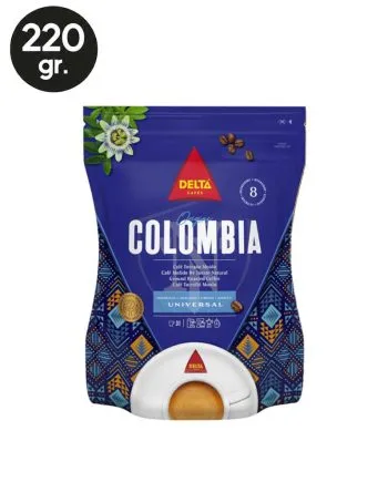 Cafea Macinata Delta Colombia 220gr. Cafea Macinata Delta Colombia 220gr.