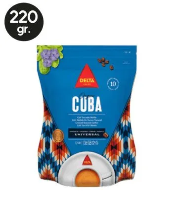 Cafea Macinata Delta Cuba 220gr. Cafea Macinata Delta Cuba 220gr.