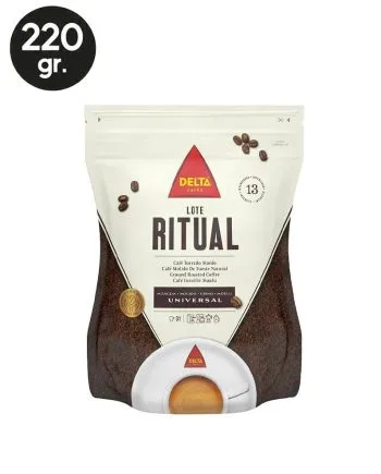 Cafea Macinata Delta Lote Ritual 220gr. Cafea Macinata Delta Lote Ritual 220gr.