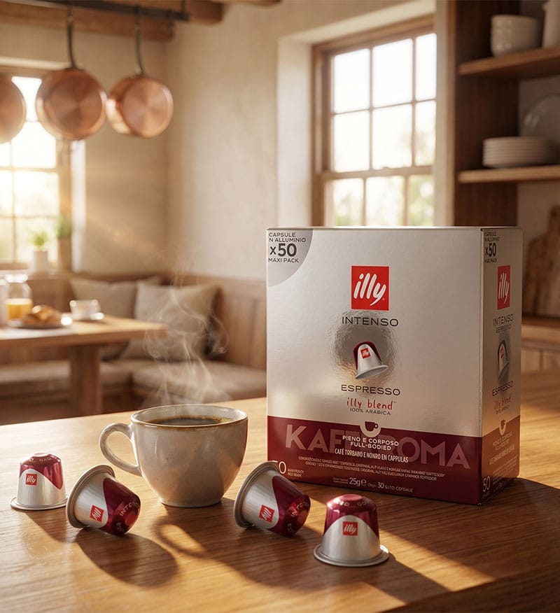50 Capsule Illy Espresso Intenso - Compatibile Nespresso 50 Capsule Illy Espresso Intenso - Compatibile Nespresso