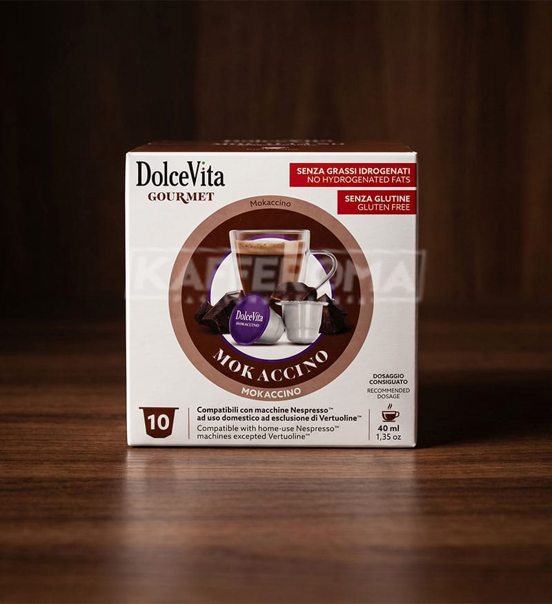 10 Capsule DolceVita Mokaccino - Compatibile Nespresso 10 Capsule DolceVita Mokaccino - Compatibile Nespresso
