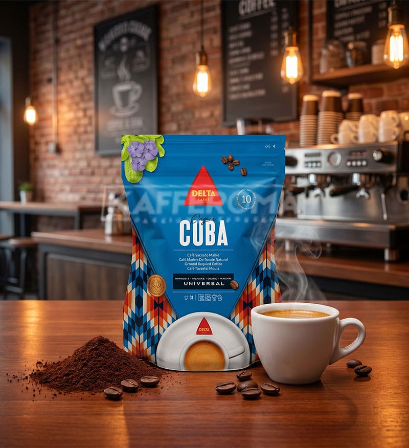 Cafea Macinata Delta Cuba 220gr. Cafea Macinata Delta Cuba 220gr.