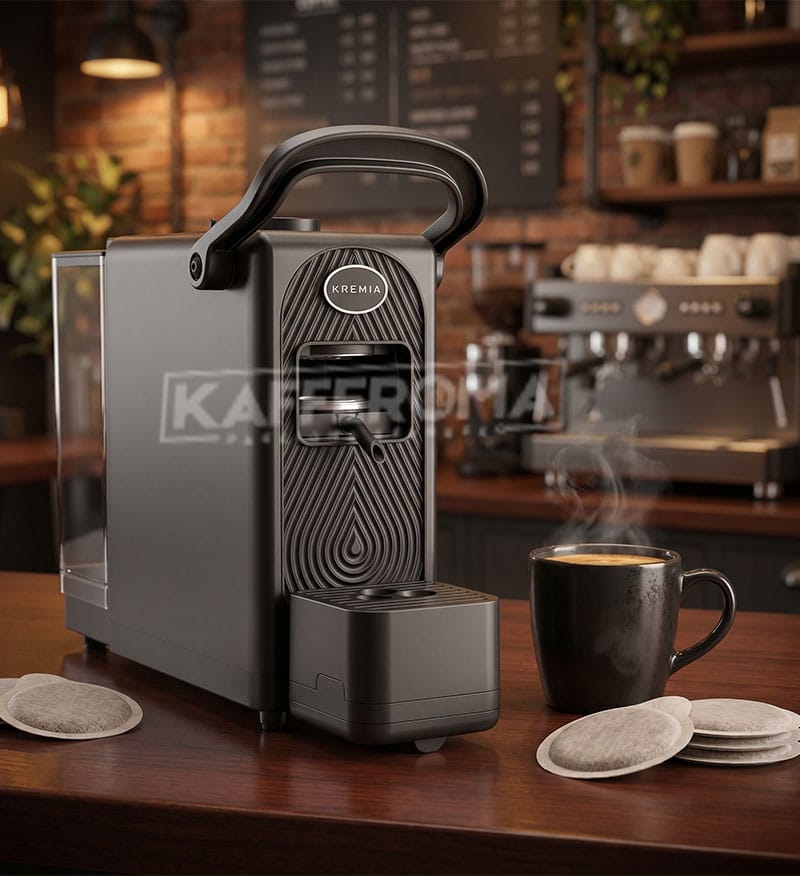 Espressor cu Paduri Ese44 Lollo Kremia Nera Espressor cu Paduri Ese44 Lollo Kremia Nera