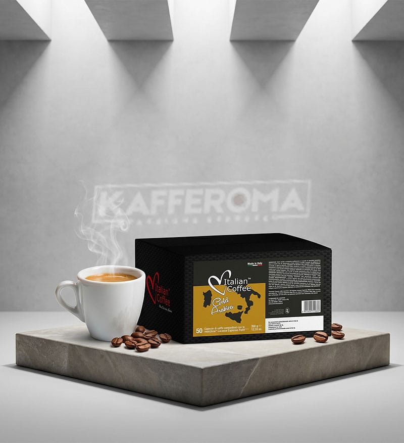 50 Capsule Italian Coffee Gold Arabica – Compatibile Espresso Point 50 Capsule Italian Coffee Gold Arabica – Compatibile Espresso Point