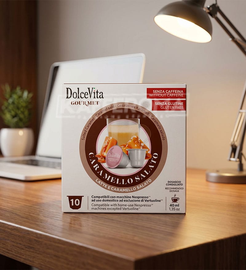 10 Capsule DolceVita Caramel Sarat - Compatibile Nespresso 10 Capsule DolceVita Caramel Sarat - Compatibile Nespresso