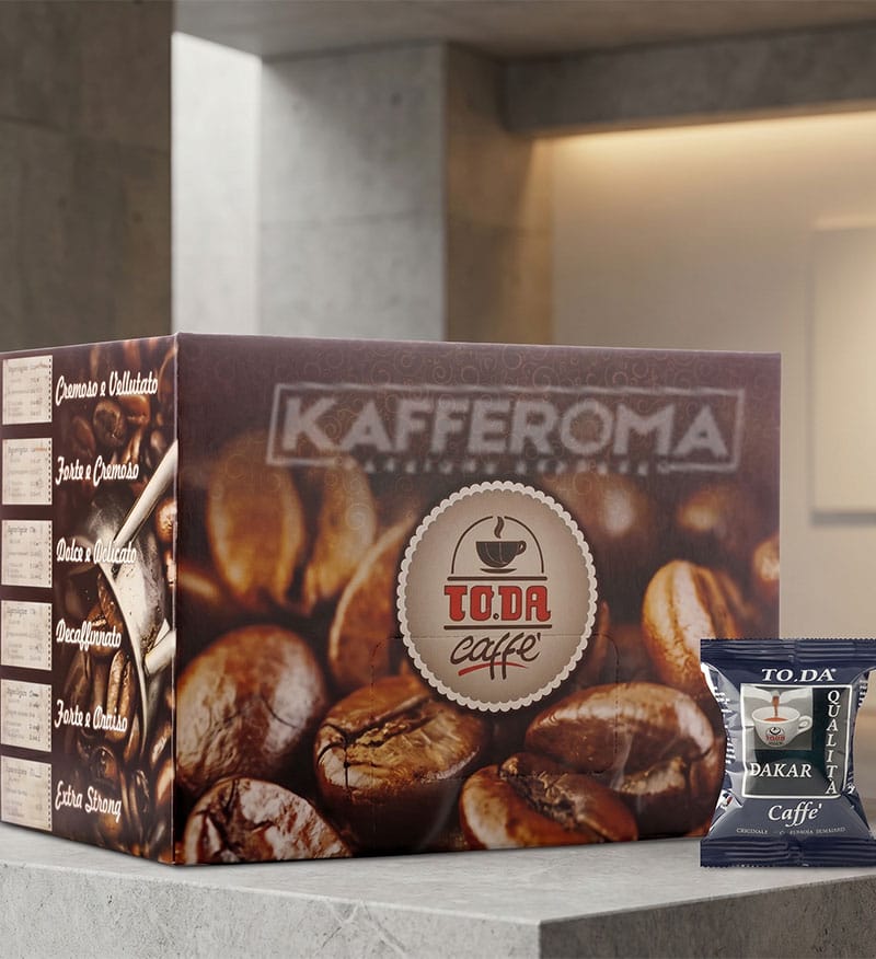 100 Capsule To.Da Caffe Dakar - Compatibile Espresso Point 100 Capsule To.Da Caffe Dakar - Compatibile Espresso Point