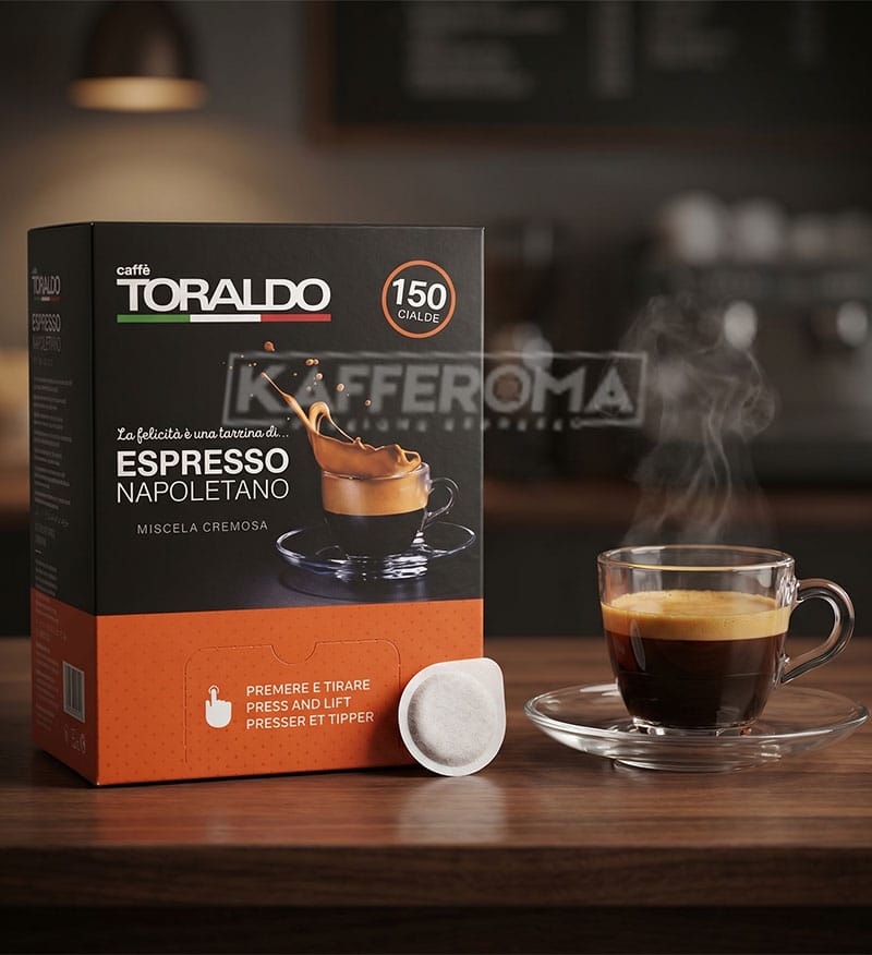 150 Paduri Caffe Toraldo Miscela Cremosa - Compatibile ESE44 150 Paduri Caffe Toraldo Miscela Cremosa - Compatibile ESE44