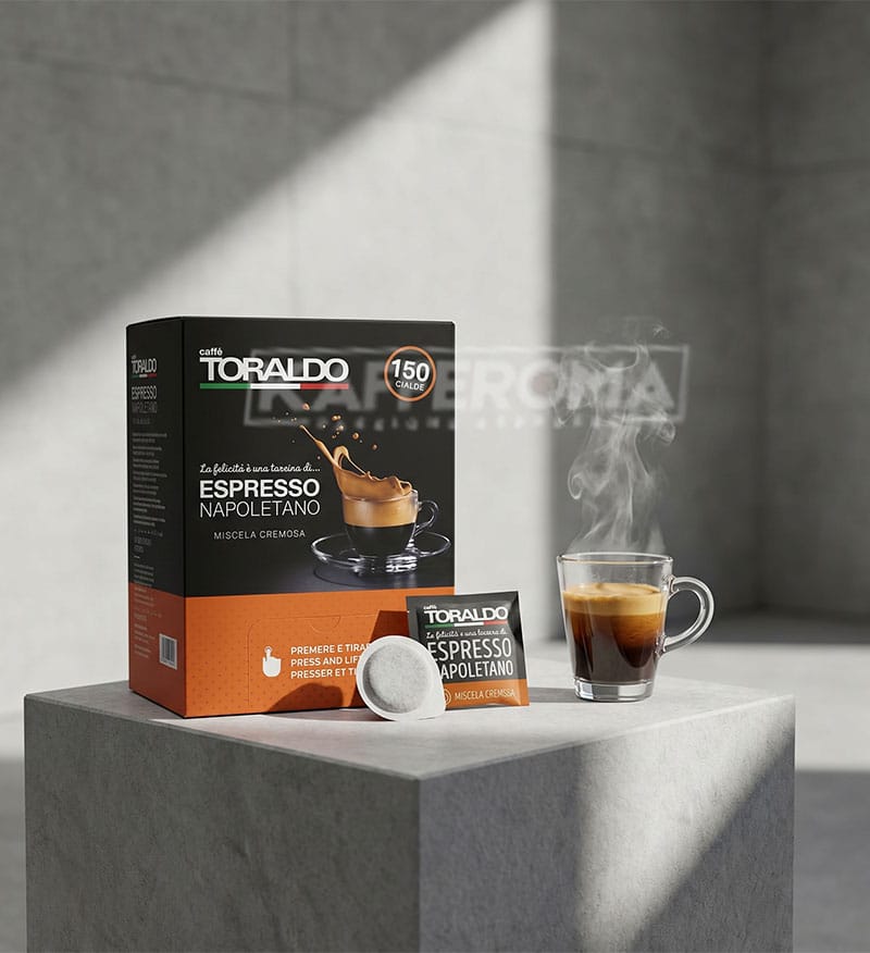 150 Paduri Caffe Toraldo Miscela Cremosa - Compatibile ESE44 150 Paduri Caffe Toraldo Miscela Cremosa - Compatibile ESE44