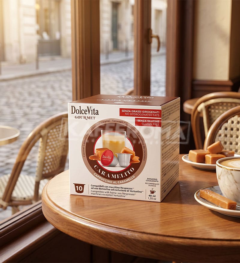 10 Capsule DolceVita Caramelito - Compatibile Nespresso 10 Capsule DolceVita Caramelito - Compatibile Nespresso