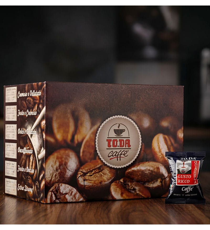 100 Capsule To.Da Caffe Ricco - Compatibile Espresso Point 100 Capsule To.Da Caffe Ricco - Compatibile Espresso Point