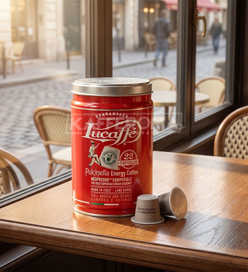 22 Capsule Lucaffe Pulcinella - Compatibile Nespresso 22 Capsule Lucaffe Pulcinella - Compatibile Nespresso