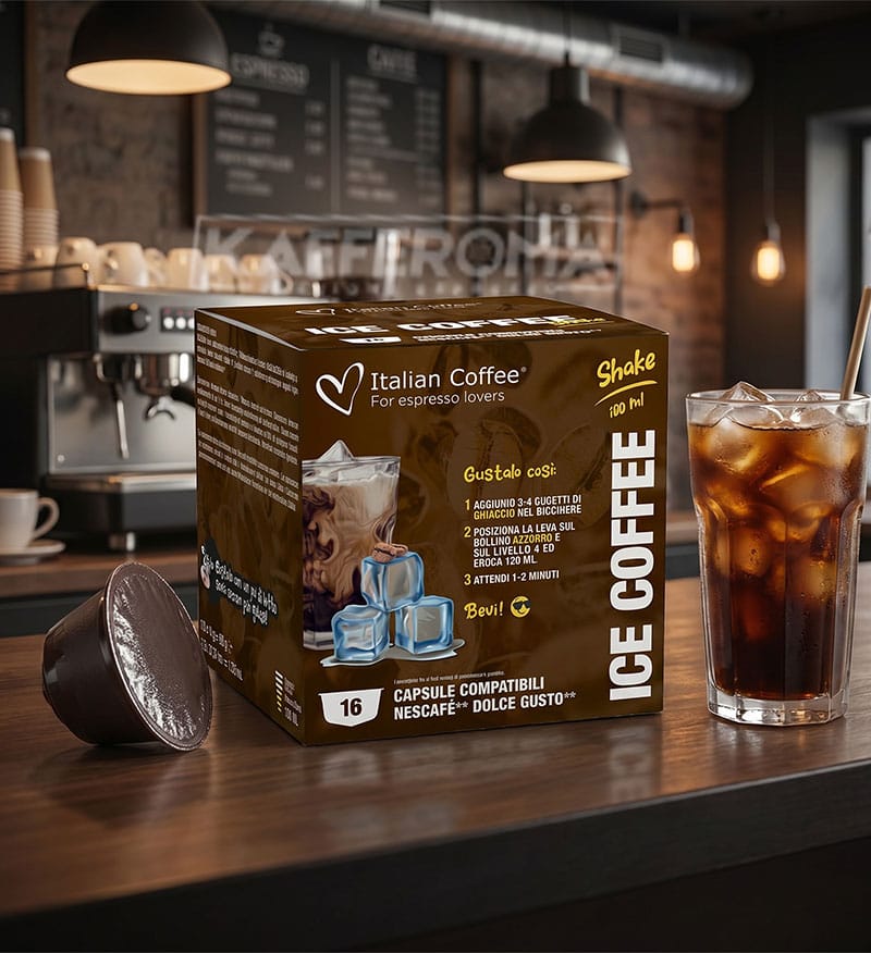 16 Capsule Italian Coffee Ice Coffee - Compatibile Dolce Gusto 16 Capsule Italian Coffee Ice Coffee - Compatibile Dolce Gusto
