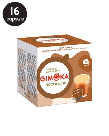 16 Capsule Gimoka Nocciolino – Compatibile Dolce Gusto 16 Capsule Gimoka Nocciolino – Compatibile Dolce Gusto