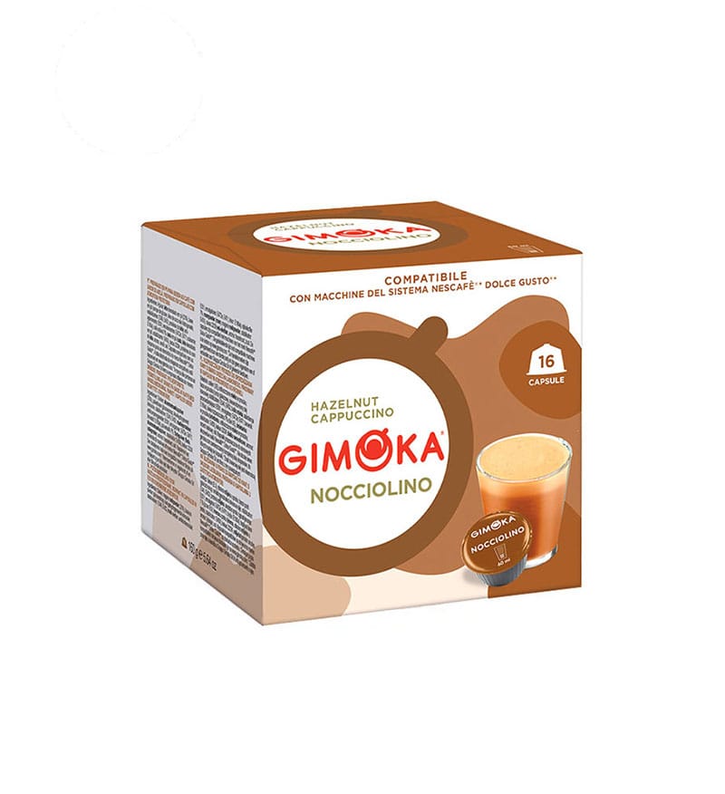 16 Capsule Gimoka Nocciolino – Compatibile Dolce Gusto 16 Capsule Gimoka Nocciolino – Compatibile Dolce Gusto