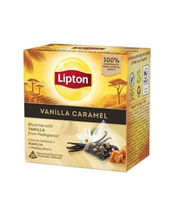 20 Plicuri Ceai Negru cu Vanilie si Caramel - Lipton 20 Plicuri Ceai Negru cu Vanilie si Caramel - Lipton