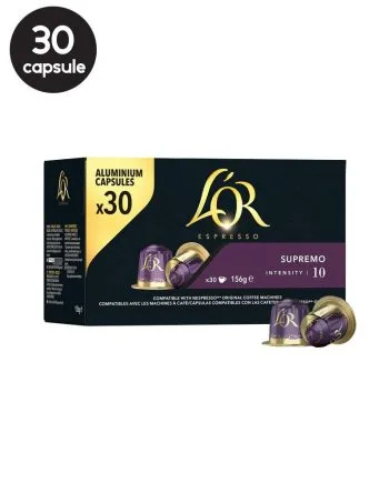 30 Capsule L’Or Espresso Supremo – Compatibile Nespresso 30 Capsule L’Or Espresso Supremo – Compatibile Nespresso